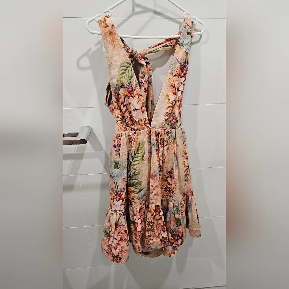 Zimmermann Candescent Plunge Neck Mini - Picture 1 of 6